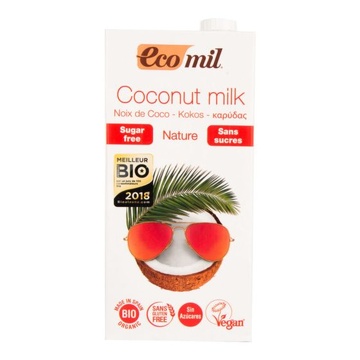 BIO nápoj z kokosu 1 l Ecomil Neslazený
